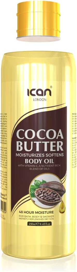 ican London Cocoa Butter Moisturizing Body Oil 250ml