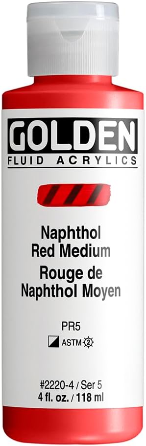 Fluid 119ml Naph Red Med V