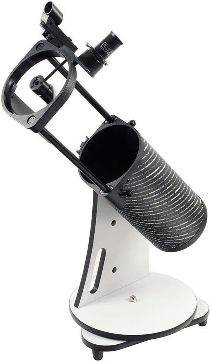 Sky-Watcher Sky-Watcher Heritage 130mm Tabletop Dobsonian 5-inch Aperture Telescope – Innovative Collapsible Design – Easy to Use, Perfect for Beginners, Black/White (S11705)