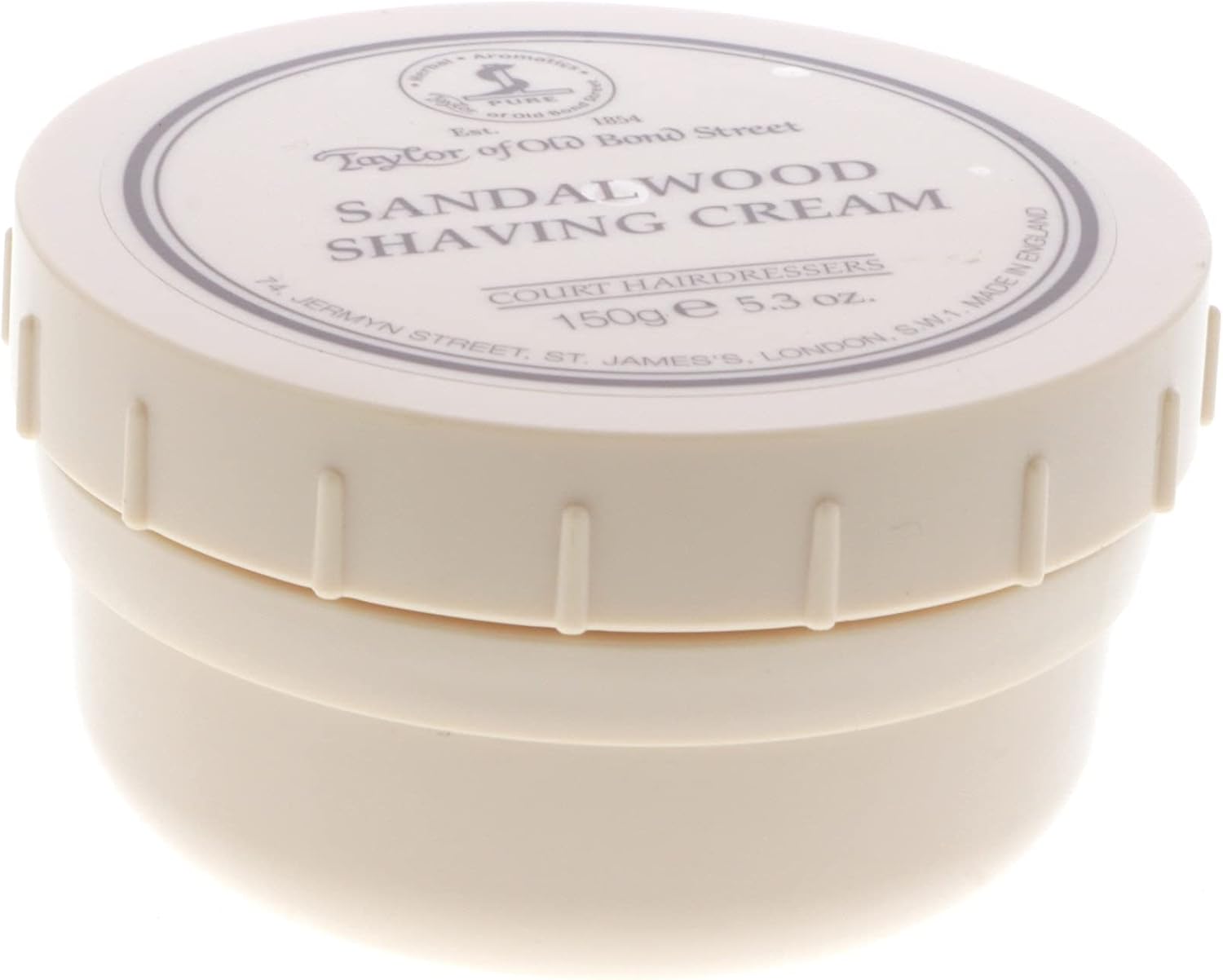 Taylor of Old Bond Street Sandalwood Shaving Cream , 5.3 oz, 2 Pack