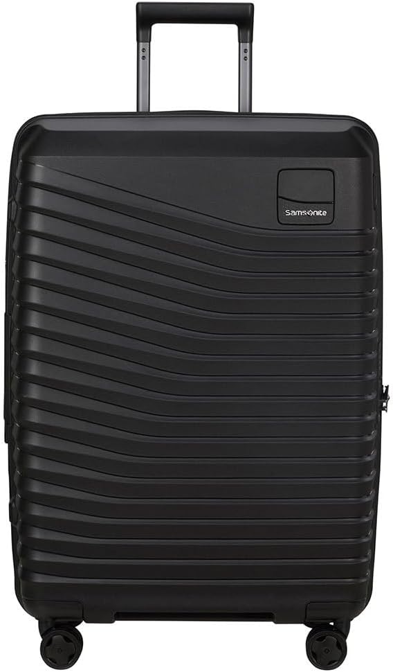 Samsonite Intuo - Spinner M, Expandable Suitcase, 69 cm, 79/87 l, Black (Black)