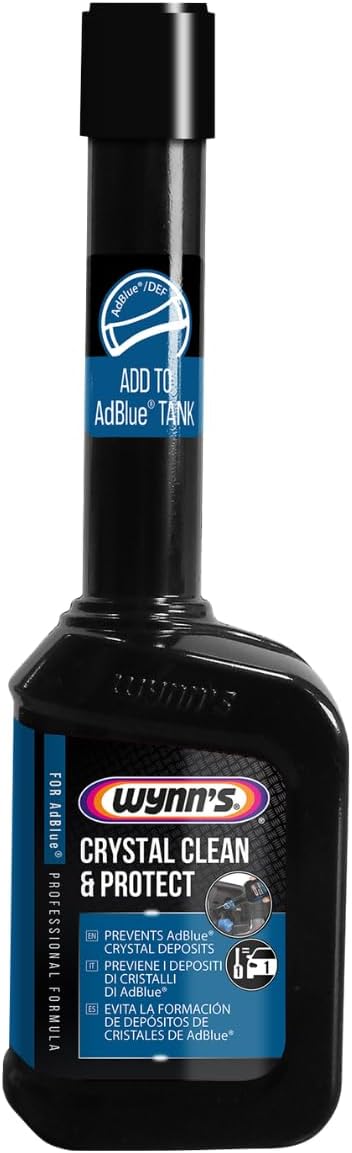 Wynn's Crystal Clean & Protect - Additive for Use with AdBlue® - Prevents Crystallisation in SCR Systems - Enhances Diesel Emission Control Performance - 125ml