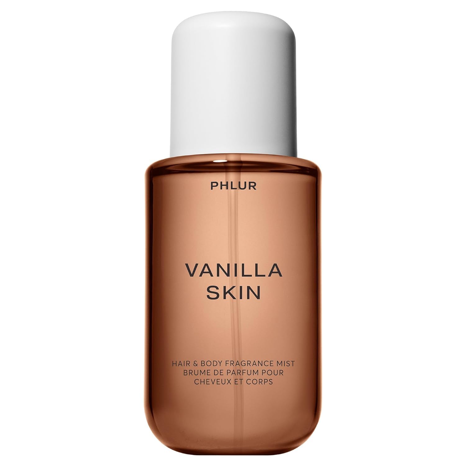PHLUR Vanilla Skin Body Mist - Hair & Body Mist Fragrance - Vanilla Body Spray with Pink Pepper, Cashmere Wood & Sandalwood (8 Fl Oz)
