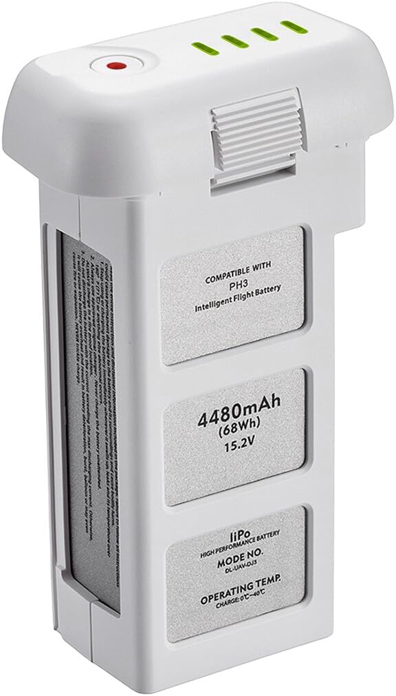 LORDONE Intelligent Flight Battery 15.2V 4480mAh for DJI Phantom 3 Standard/Pro/Advanced/4K/SE Drone,Extended Battery