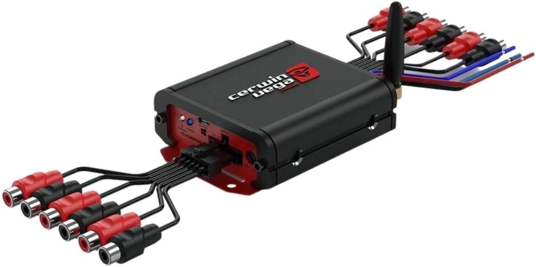 Cerwin-Vega 6-Channel Digital Signal Processor with Bluetooth Enhancer, Adjustable Crossover, and Superior Frequency Response for Ultimate Sound Quality CVDSP66