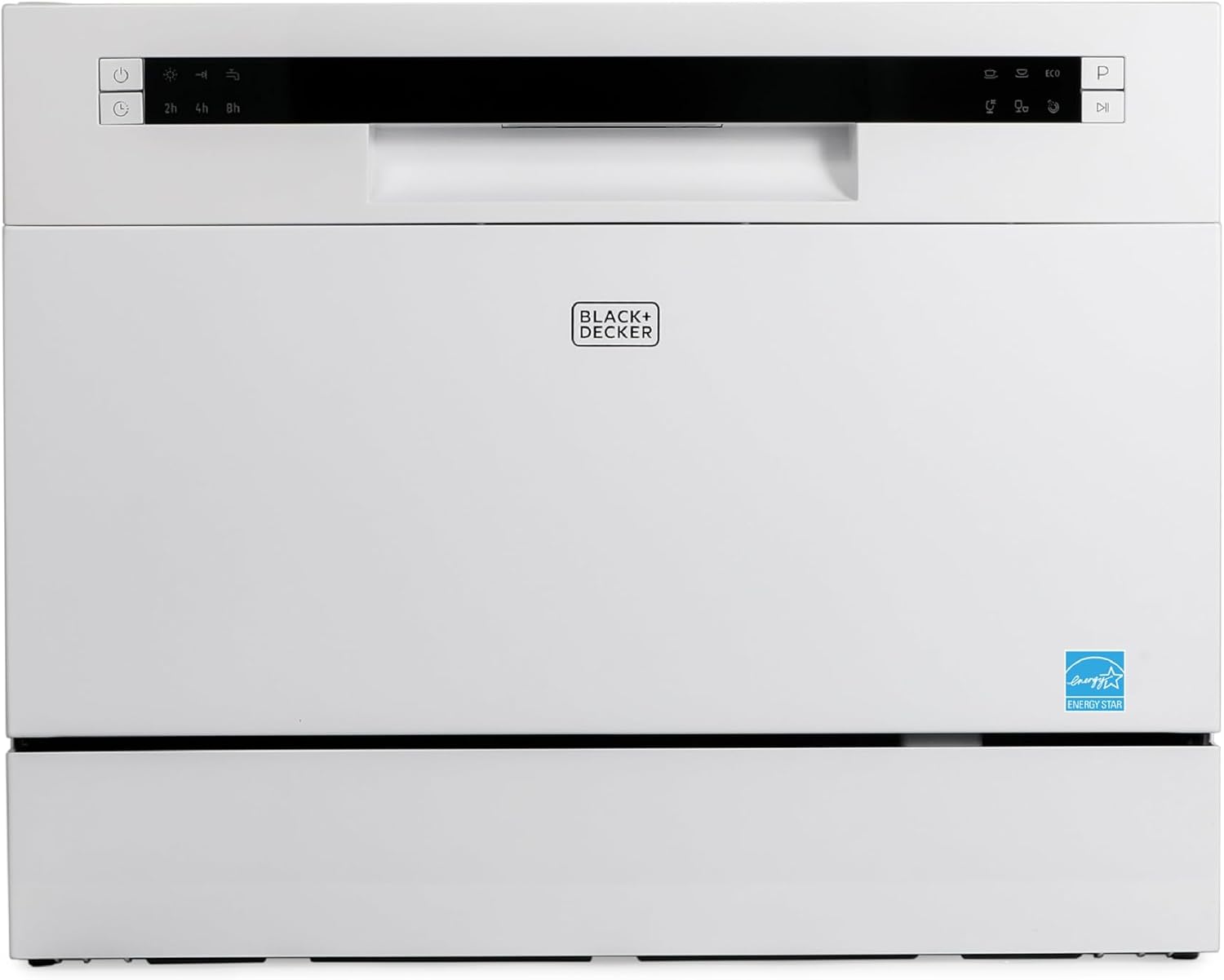 BLACK+DECKER Countertop Dishwasher, Energy Star Certified, BCD6SD, White