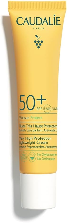Caudalie Sun Cream Vinosun Protect Very High Protection Lightweight Cream SPF50+ - 40 mL