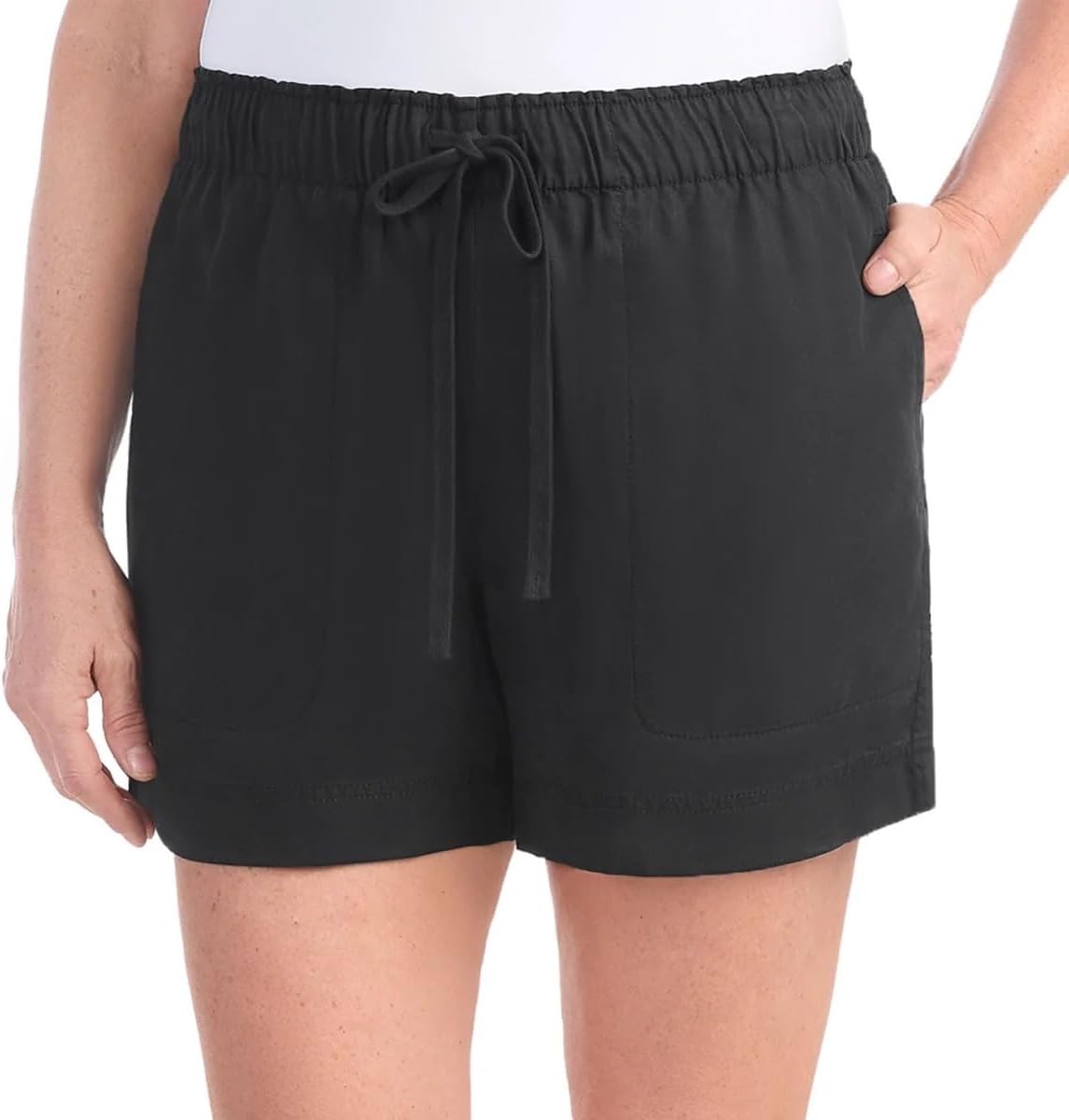 Hilary Radley Womens Lightweight Pull-on Tencel Short