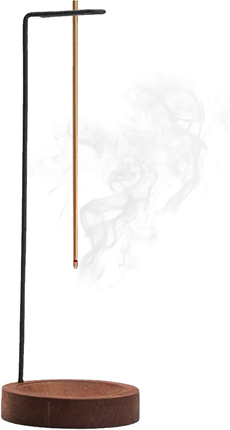Incense Holder for Sticks, Upside Down Incense Stick Holders, Wooden Incense Sticks Holder for Yoga Spa Madiation and Home Relaxation (10.23 * 3.45In)