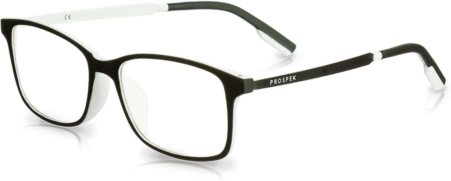 Prospek Blue Light Glasses for Woman and Men – Superior 99% Blue Light Blocking Computer Glasses, ARCTIC Anti-Glare Bluelight Reading Glasses, Regular, No Magnification