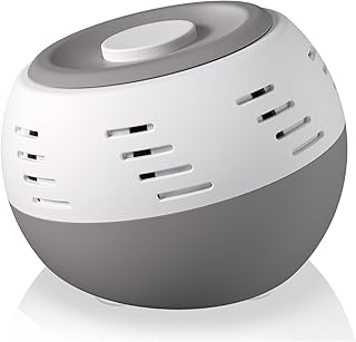 BABELIO White Noise Machine with Real Fan Inside, Ergonomics Design for Easy Control, Sound Machine for Sleeping for Baby & Adults, Adjustable Tone, Memory Function