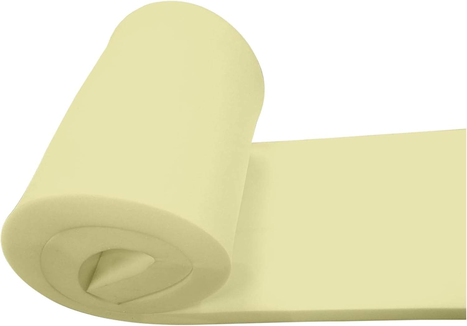 Luxe & Komfort® High Density Upholstery Memory Foam Sheet for Cushion, Seat Pads, Sofa, Dinning Indoor Floor mat Caravan & Camper Vans Outdoor Chair Padding 60 x 20 x 1 Inch (Memory Foam)
