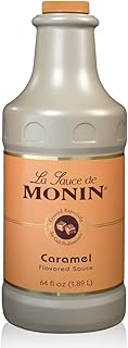 Monin - Gourmet Caramel Sauce, Rich and Buttery, Great for Desserts, Coffee, and Snacks, Gluten-Free, Non-GMO (64 Ounce)