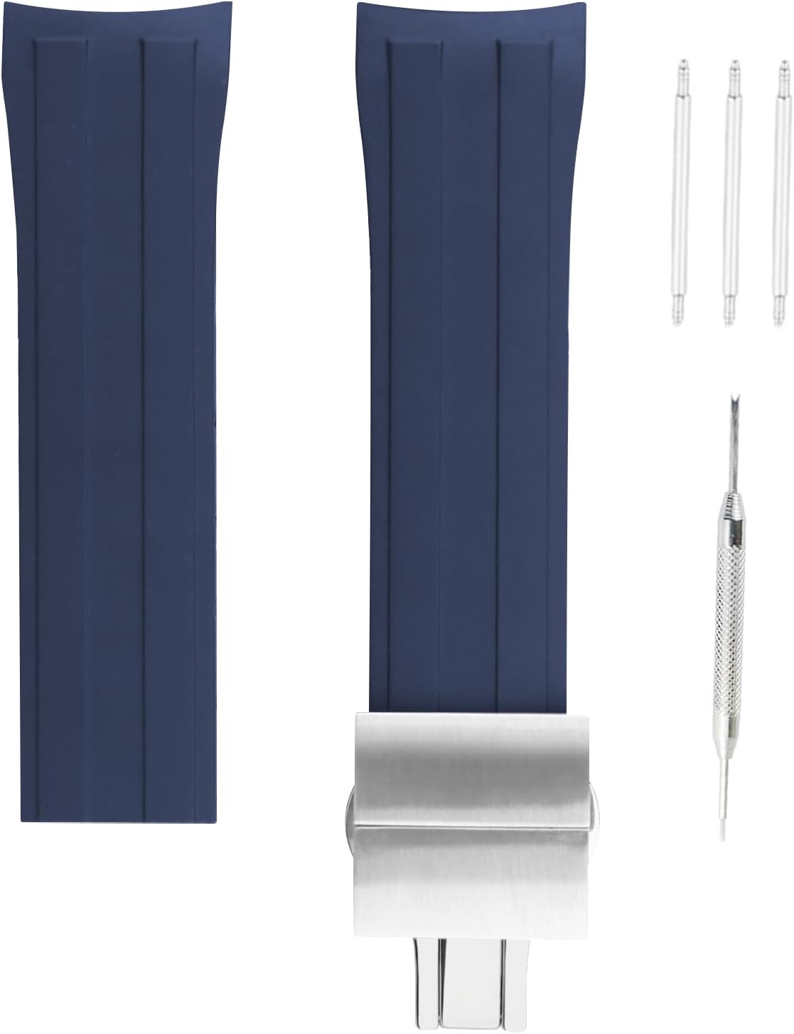 Rubber Watch Band Compatible for 22mm Mido Ocean Star M026.430A series Silicone Strap Replacement for men and women wirst watchband