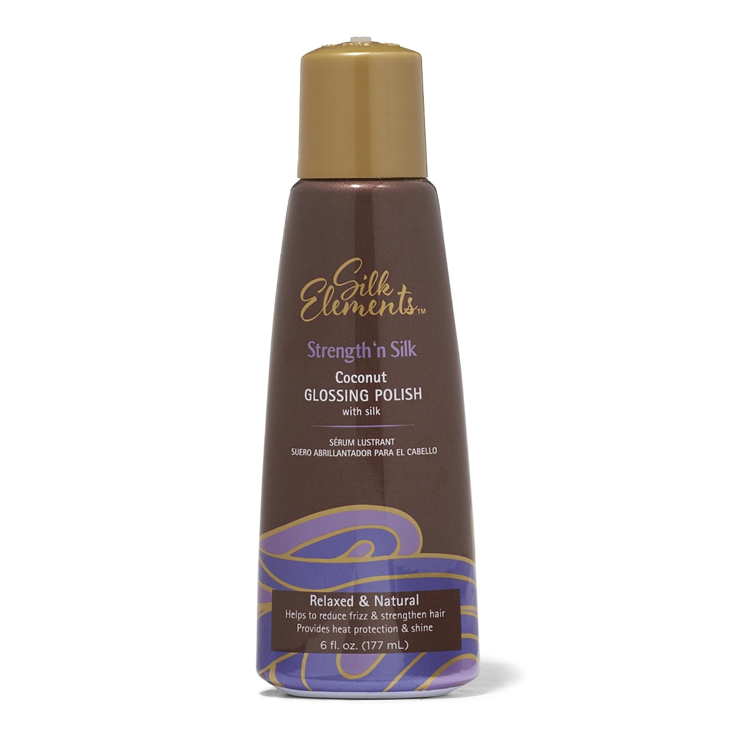 Silk Elements Strength 'n Silk Coconut Glossing Polish, 6 OZ, All Hair Types