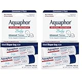 Aquaphor Baby Healing Ointment To-Go Pack - Advanced Therapy for Chapped Cheeks and Diaper Rash -2 Count(Pack of 2)
