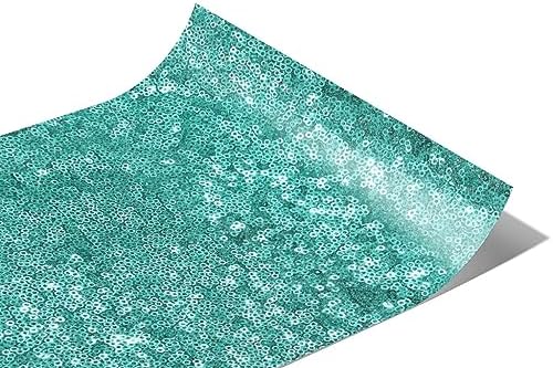 Rwraps Turquoise Gemstone Birds Eye Gloss Vinyl Film Wrap 59in x 14ft Vinyl Vehicle Car Film Sheet Roll