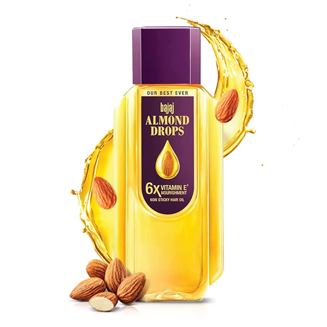 adceftp nd Drops Hair Oil | 6X Vitamin E Nourishment | Non-Sticky Hair Oil For Hair Fall Control | 650ml