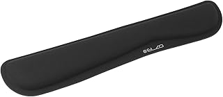 ELZO Keyboard Wrist Rest Pad Support with 65D High-Density Thicken Memory Foam Padding, Ergonomic Design Computer Rest Pad Desk Wrist Pad, Non-Slip Rubber Base Office Laptop