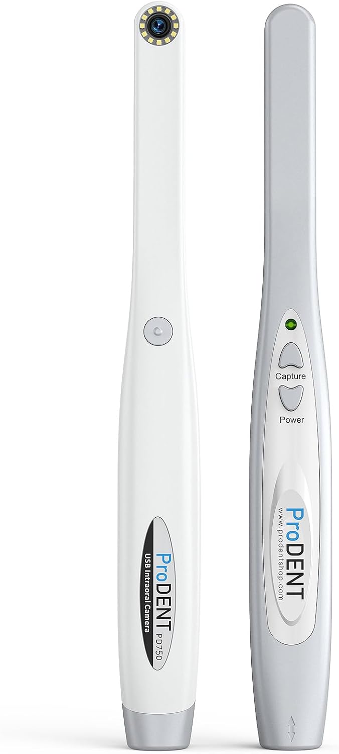Intraoral Camera PD750 Capture Button Integrated with Dexis, Eaglesoft, OpenDENTAL and More (Classical)