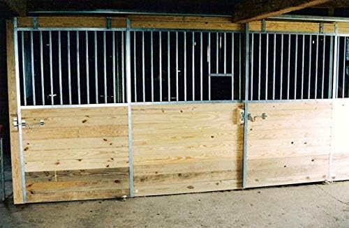10 ft Galvanized Horse Stall Front Kit with Feed Opening Lumber NOT Included!