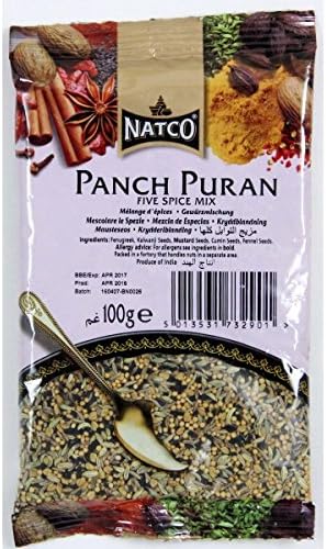 Natco Panch Puran (Five Spice Mix) 100g (Pack of 2)