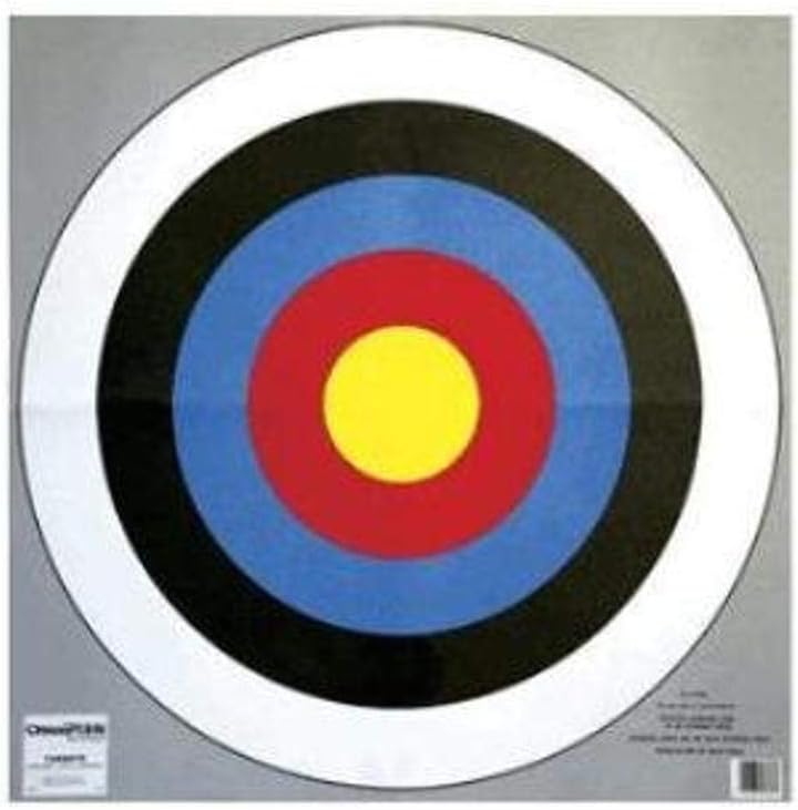 Champion Range and Target, Precision 24-Inch Bullseye Archery Target, 2-pack for Archery Practice
