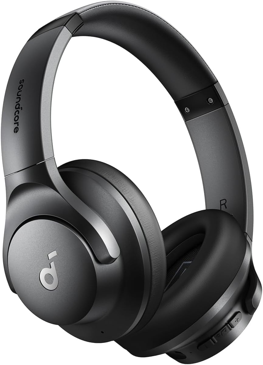 Soundcore by Anker Q20i Hybrid Active Noise Cancelling Headphones, Black