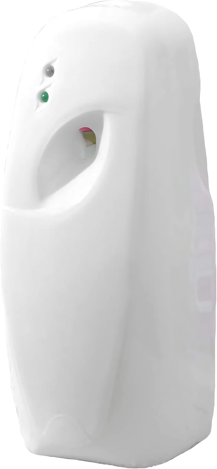 Automatic Air Freshener Dispenser, Home indoor Wall-mounted Automatic Adjustable Fragrance Aerosol Sprayer for Bathroom, Hotel, Office and Public Area,White,Air Freshener Spray Refill not included