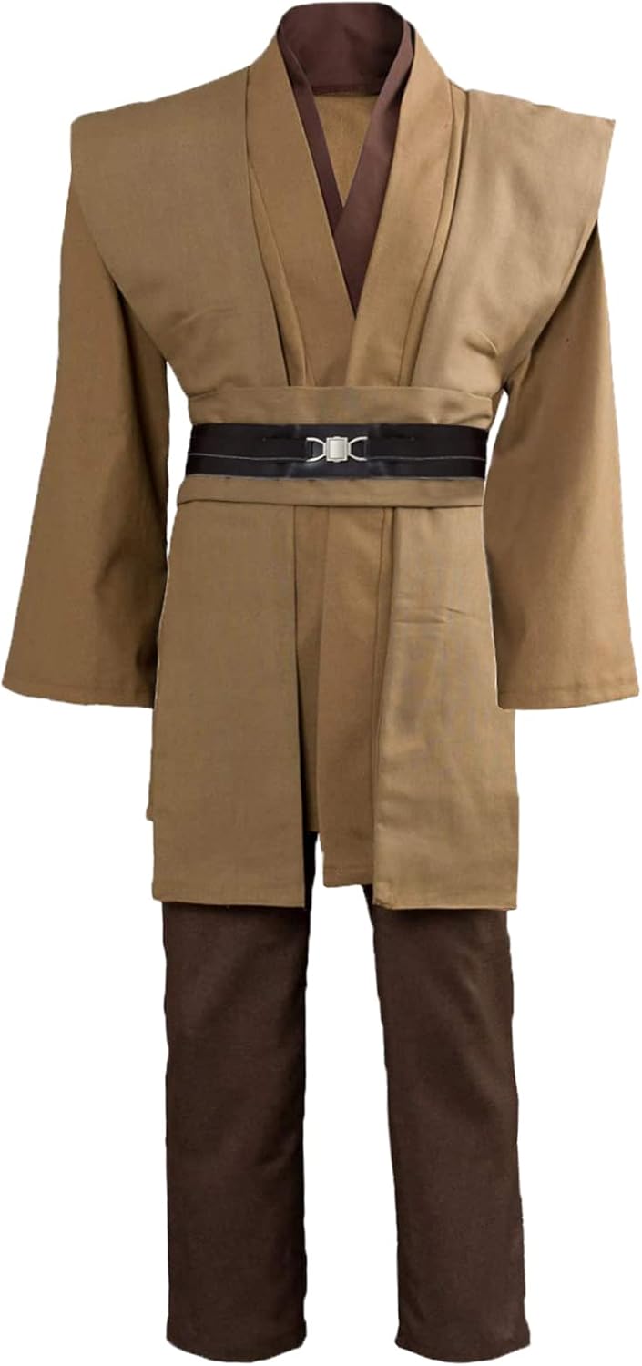 Bichingda Mens Tunic Costume Knight Hooded Robe Tunic Uniform Cosplay Full Set Halloween Costume