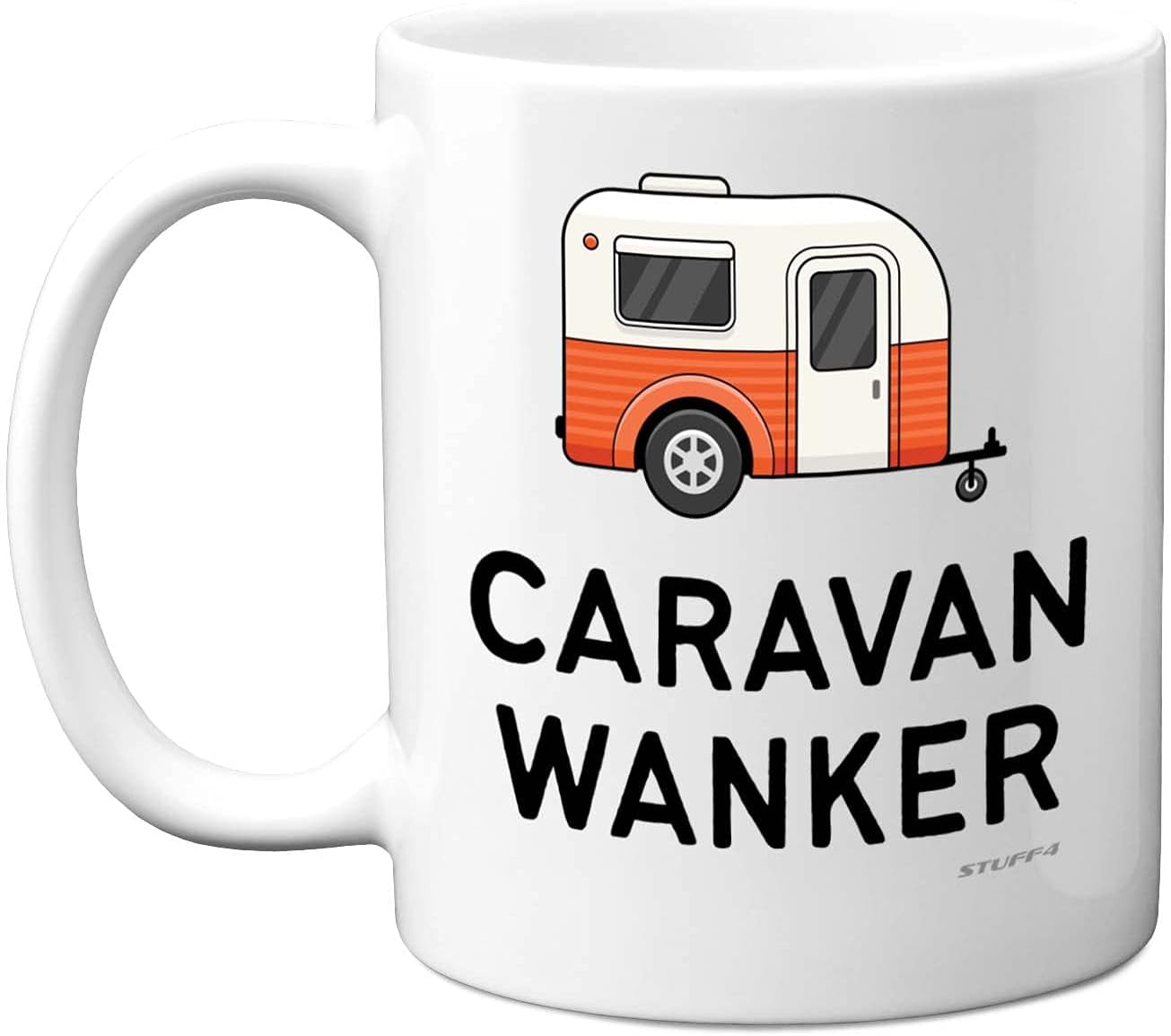 Funny Caravan Gifts Mug - Caravan W**ker - Rude Funny Christmas for Men Women, Mugs Coffee Tea Cup, Novelty Joke Rude Birthday Gift, 11oz Dishwasher and Microwave Safe
