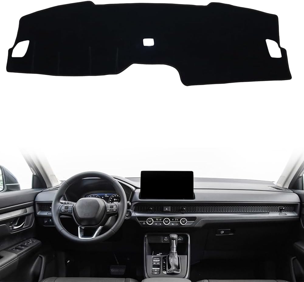 POSAID for Honda CRV Dash Cover 2023 2024 2025 Dashboard Cover Mat Custom Fit for Honda CR-V, Black