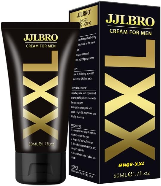 JJLBRO Male Huge XXL Gel-Cream for Men – Max Inch Enlargement Cream-Oil with Intense Formula for Male Power