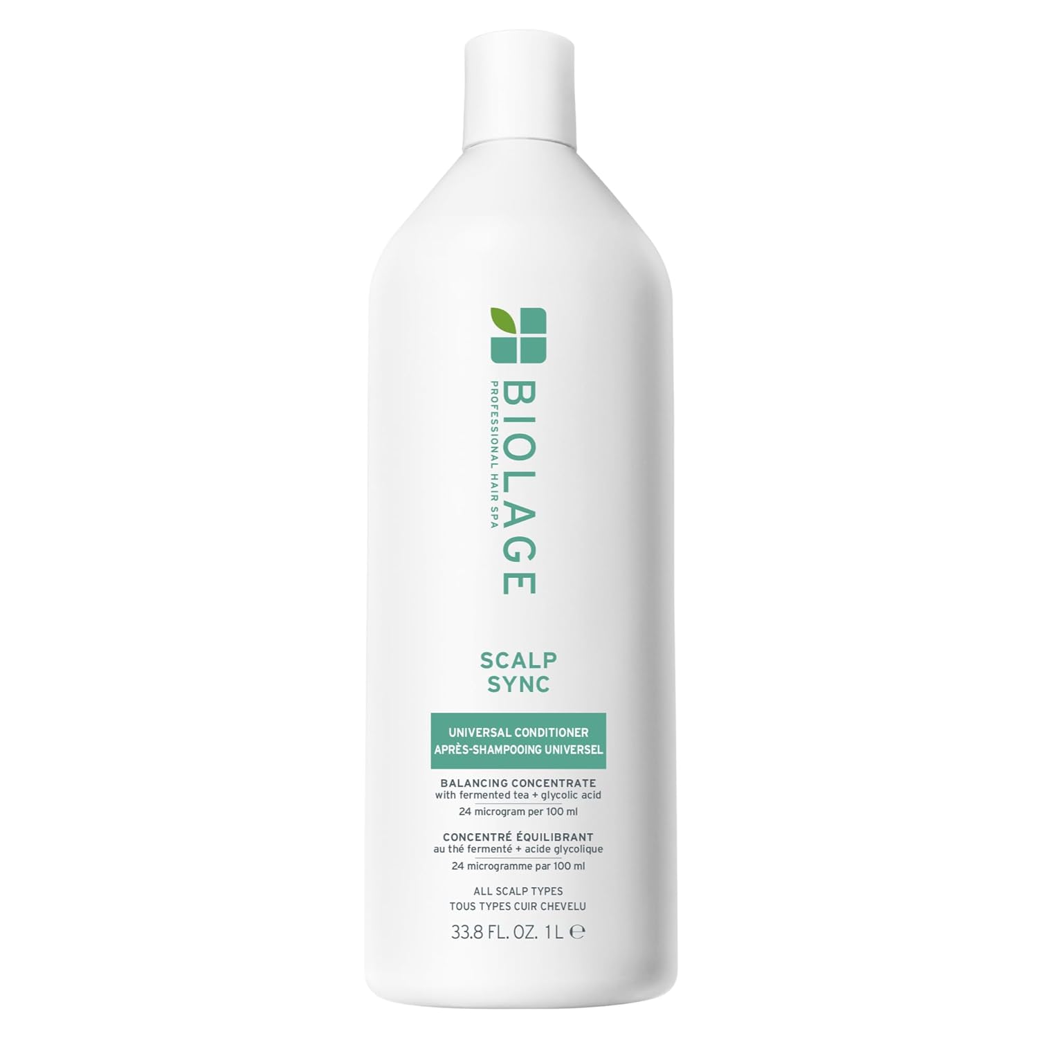 Biolage Scalp Sync Universal Conditioner - Nourishing & Hydrating for All Scalp Types, Lightweight Conditioning, Fermented Tea Blend & Glycolic Acid, Vegan & Paraben-Free
