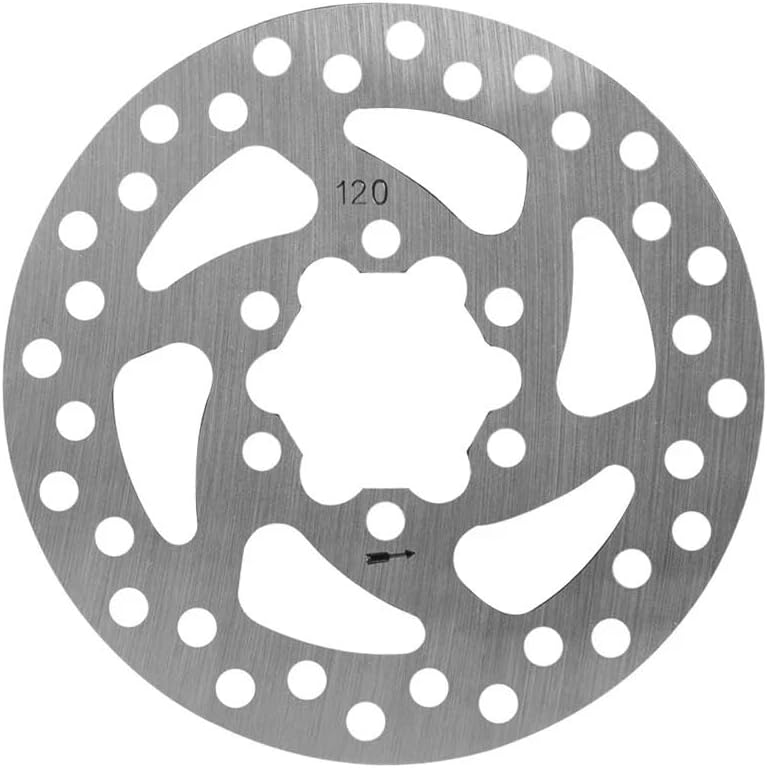 Front Rear Brake Disc For Ninebot ZT3 120mm 6 Hole Brake Disc Rotor Disc Brake Motorbike Front Rear Rotor Front Brake Rotor Disc