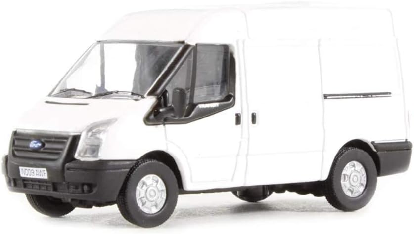 Oxford Diecast 76FT001 Frozen White New Ford Transit Van (M.Roof) Age 14+
