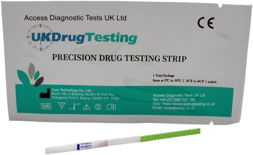 5 x UKDrugTesting ETG Urine Alcohol Precision Drug Testing Strips, Ethyl Glucuronide, 5 Tests