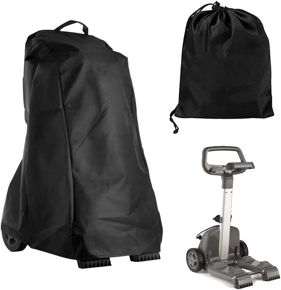 Cover for Robot Pool Cleaner Dolphin, Caddy Protective Cover for Pool Cleaner Robot, Pool Robot Cover with Handle and Drawstring, Waterproof Sun Protection Dustproof (Without reflective strips)