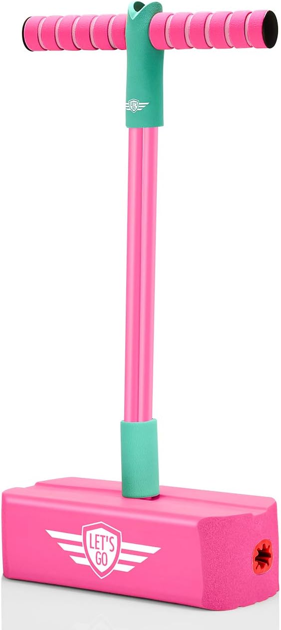 Stfitoh Girls or Boys Toys Age 3 4 5 6 7 8 9, Pogo Sticks for Girls or Boys Autism Toys for 3-12 Year Old Girls or Boys Outdoor Games for Kid 3-12 Birthday Girls Gifts