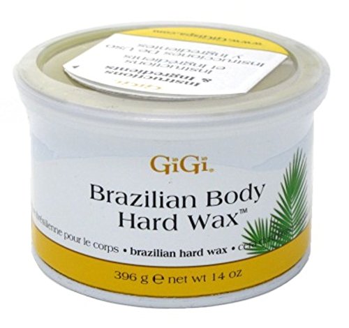 Gigi Tin Brazilian Body Hard Wax 14 Ounce (414ml) (6 Pack)