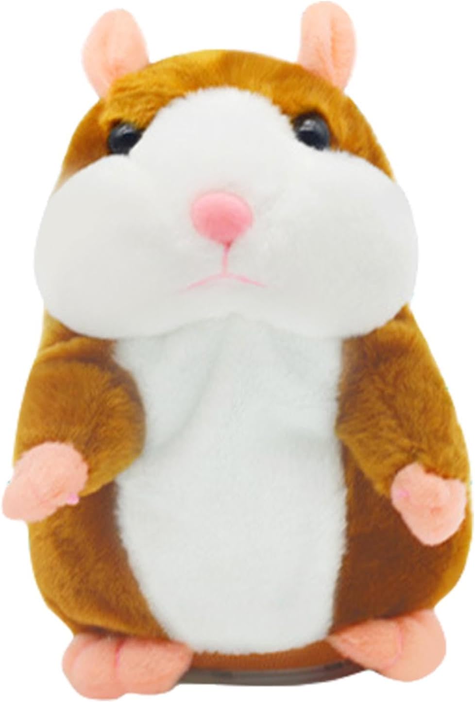 POHOVE Talking Hamster Toy,Electronic Record Toy Repeat What You Say Plush Toy, Interactive Toy,Talking Hamster Plush Toy Stuffed Toys for Girls Boys Christmas Birthday Gift