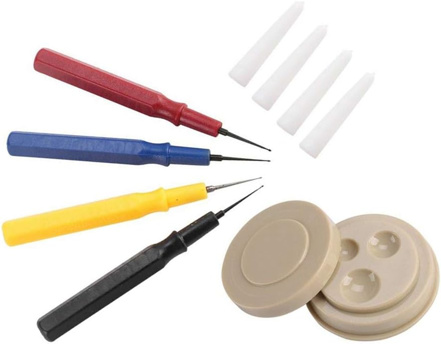 Acxico 1Set Watch Repair Tool Kit 4 Different Size Oiler Pen Needle With 1 Oil Cup For Watchmaker Watches Clocks Repair