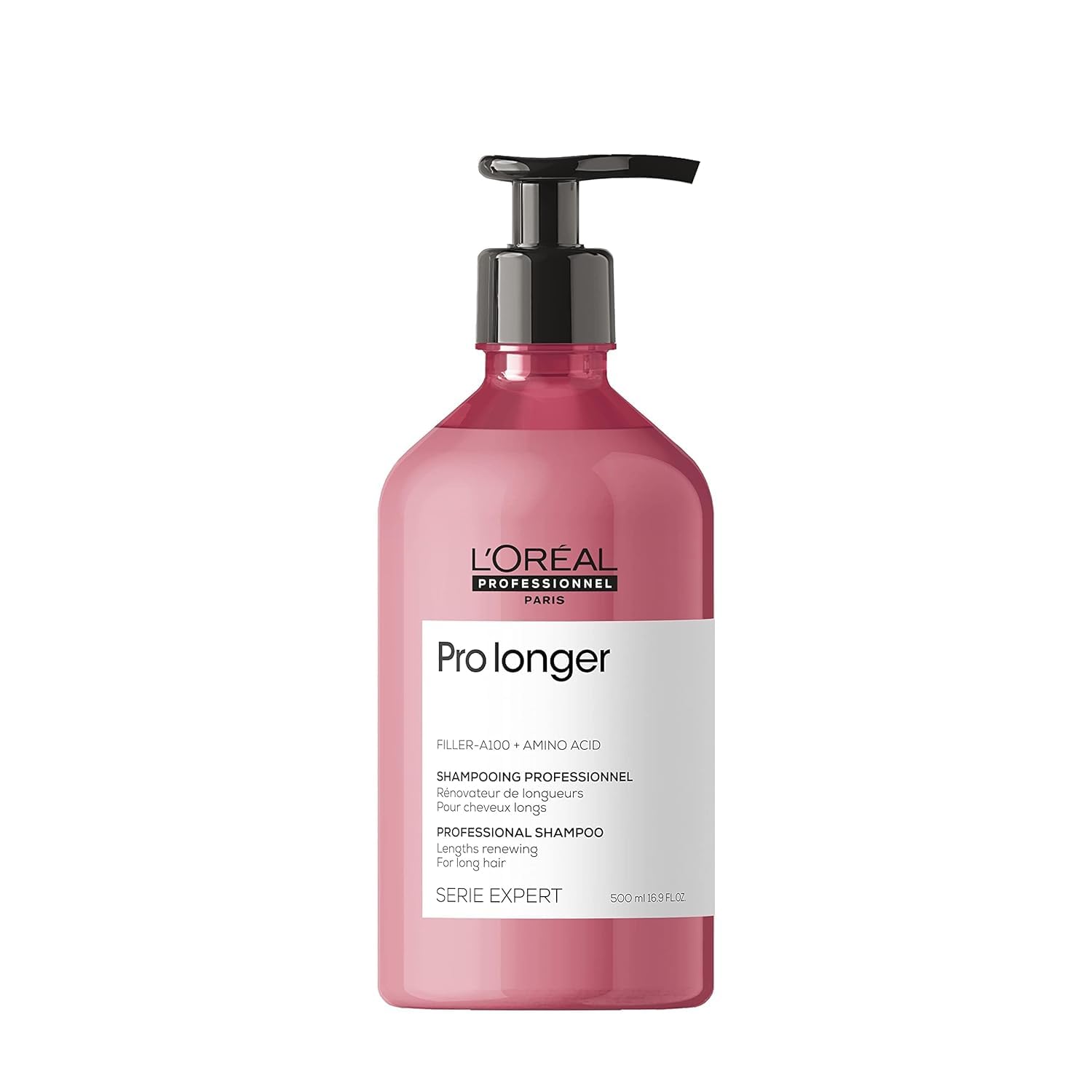 L'Oréal Professionnel Paris Pro Longer Thickening Shampoo - Reduces Breakage & Appearance of Split Ends For Thin & Fine Hair Types, Adds Volume & Shine