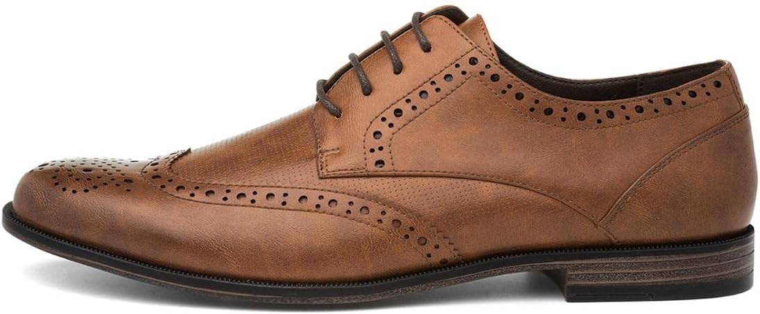 Beckett Billy Mens Lace Up Tan Brogue Shoe