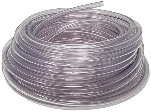 Sealproof Unreinforced PVC Food Grade Clear Vinyl Tubing, 50 FT, 1/4-Inch-ID x 3/8-Inch OD