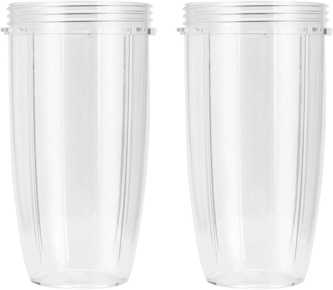Replacement Cup for Nutribullet Replacement Parts 32oz for Nutri Bullet 600W and 900W, Pack of 2
