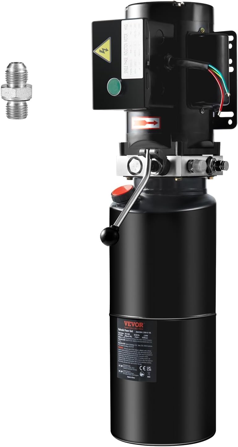 VEVOR Hydraulic Power Unit Auto Car Lift 3HP Hydraulic Pump Power Unit 220V 60HZ Car Lift Hydraulic Pumps Single Phase