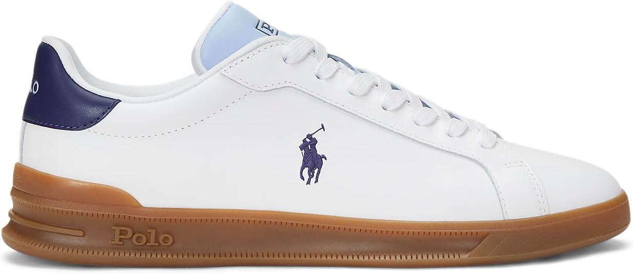 POLO RALPH LAUREN Men's Heritage Court II Suede Sneaker