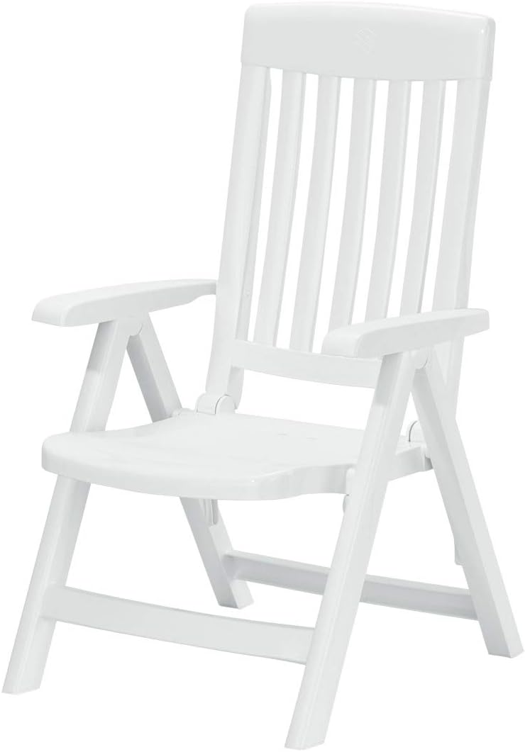 Gautzsch (FO) Sieger Palma Folding Armchair Plastic Frame White