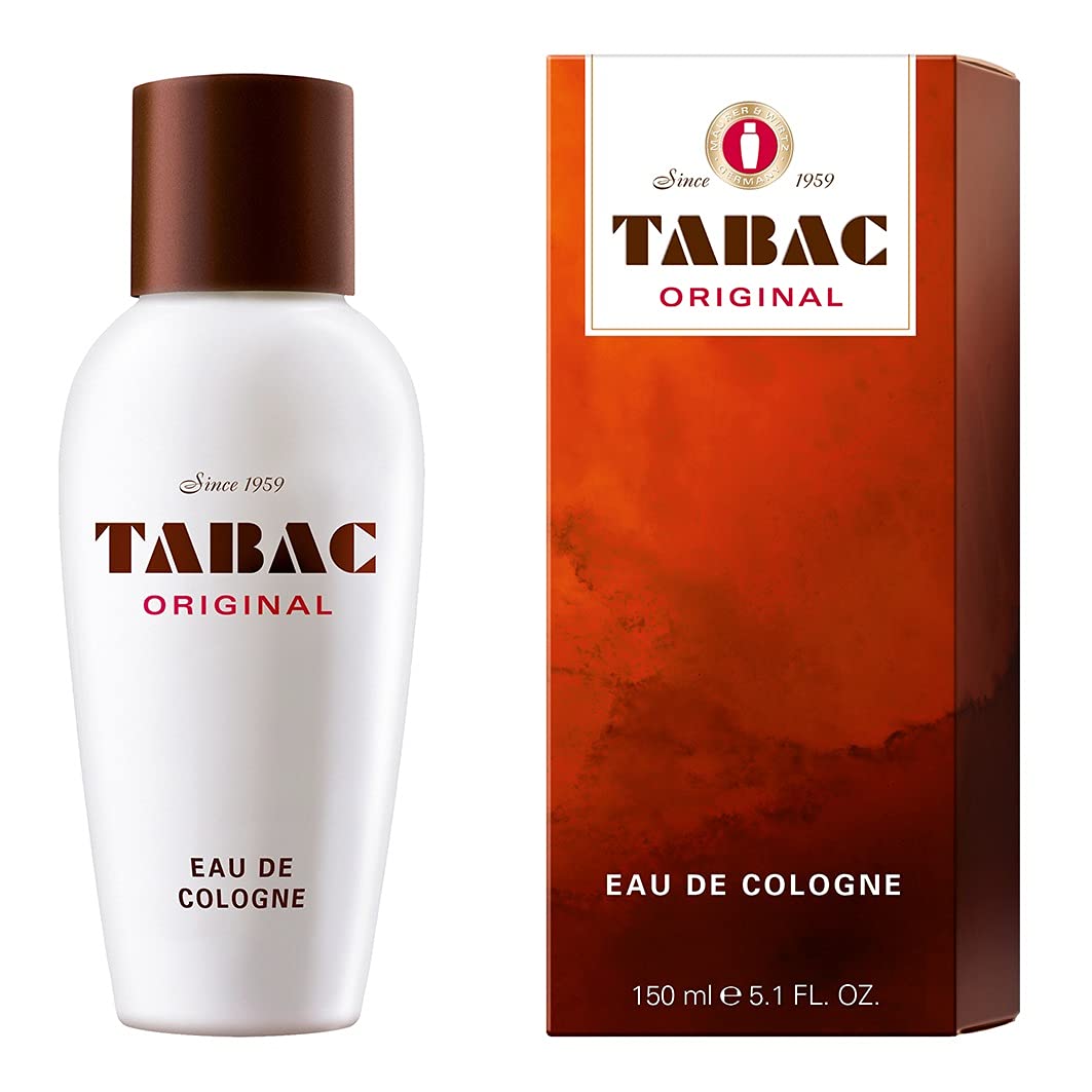 Maurer & Wirtz Maurer and Wirtz Tabac Original Eau de Cologne Splash for Men, 5.1 Ounce